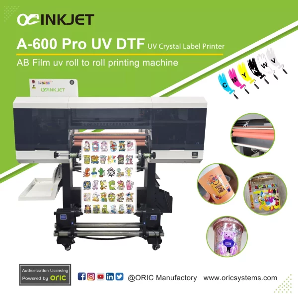 AINKJET Hybrid UV DTF Printer A-600 Pro