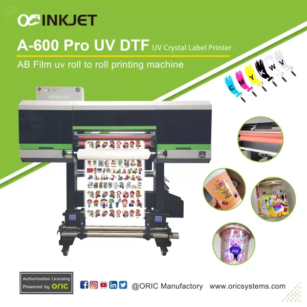 AINKJET Hybrid UV DTF Printer A-600 Super Pro