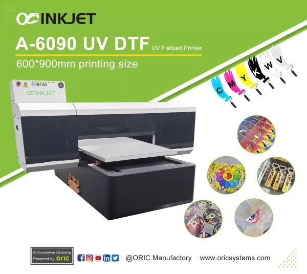 AINKJET UV DTF MULTIFUNCTION FLATBED PRINTER A-6090 UV