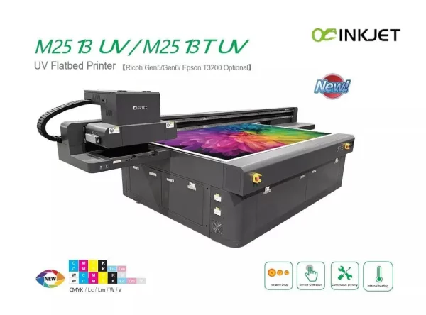 M2513 UV Flatbed Printer With Ricoh Gen5 Print Heads - Image 2